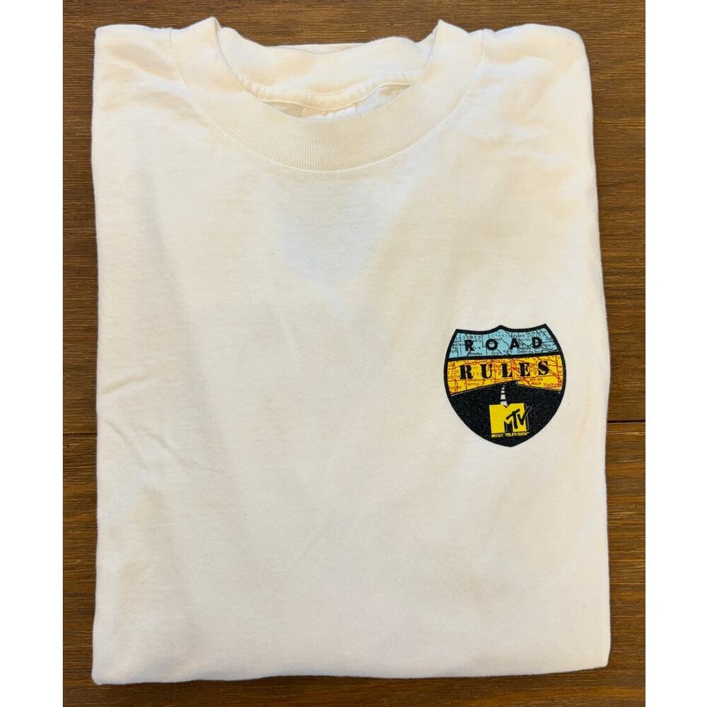 Vintage 90s MTV Road Rules Citra Promo Long Sleeve T-Shirt XL Murina Made USA